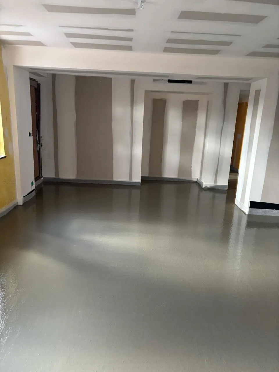 Chantier chape liquide - Ovalpro